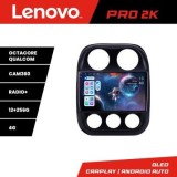 Navigatie Jeep Compass 2010-2016 Lenovo Kit-2500 8 core QLED 2K 12+256 360 Android Waze USB Navigatie Internet Youtube Radio CarStore Technology