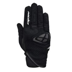 Manusi barbati Roadster vara textil/piele Ixon model MIG MS culoare: negru/alb &ndash; degete tactile M (8/9)