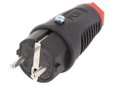 Conector Alimentare AC Tată 2P+PE 250V 16A Pe Cablu foto