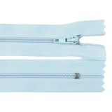 Fermoar spiralat nedetasabil Crisalida, lungime 20 cm Bleu