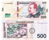Honduras 500 Lempiras 2022, Bancnota Straina UNC, P-113