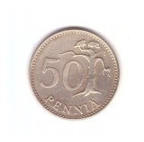 Moneda Finlanda 50 pennia 1974, stare buna, curata