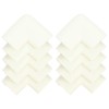 Set 10 protectii colturi pentru siguranta copii, 60x35mm, spuma EPE, crem Household NewTrend, Oem