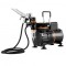 Kit aerograf multifunctional, 3 pistoale, duze 0.2, 0.3, 0.8 mm, 23-25 l/min, 3.5 Bar, 47 dB, 120 W