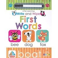 Page Publications Collection - Write and Wipe First Words - Early Learning for Children - Best Activity Book - Colorful and Durable Books - Perfect fo