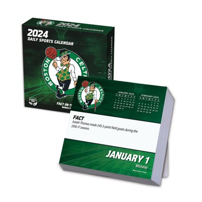 Boston Celtics 2024 Box Calendar foto