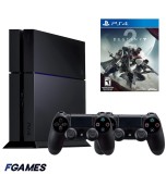 Consola Sony Playstation 4 Ps4 500gb + Doua Controllere + Destiny 2 PlayStation 4, Second-Hand