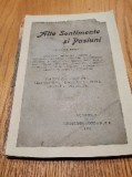 ALTE SENTIMENTE SI PASIUNI - N. Zaharia - Editura SOCEC, 1921, 293 p., Alta editura