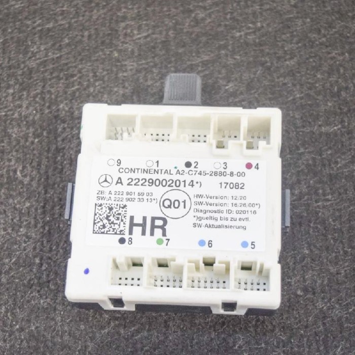 Modul de control ușă dreapta spate MERCEDES-BENZ GLC X253, C253 2017 OEM: A2229002014,A2229023313,A2229015903,A2-C745-2880-8-00 | 10466186