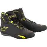 MBS Ghete moto impermeabile Alpinestars Sektor WP, negru/gri/galben, marime 40.5, Cod Produs: 34053016PE