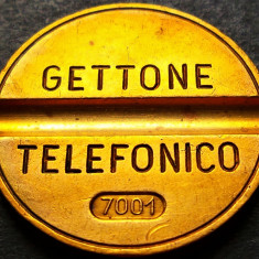 Moneda / Jeton Telefonic GETTONE TELEFONICO - ITALIA, anul 1970 *cod 2644
