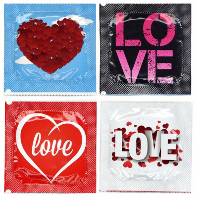 Prezervative Love Hearts, EXS, 100 buc foto
