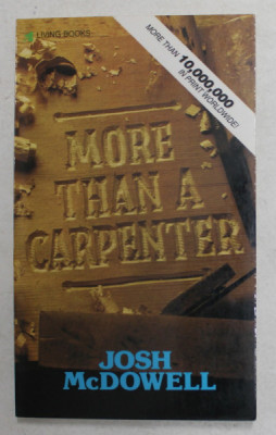 MORE THAN A CARPENTER by JOSH McDOWELL , 1977 foto