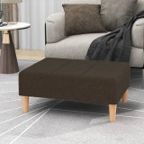 Cumpara ieftin Taburet, maro &icirc;nchis, 78x56x32 cm, material textil