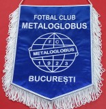 Fanion (de protocol-brodat) fotbal - FC &quot;METALOGLOBUS&quot; Bucuresti