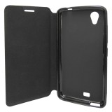 Husa tip carte cu stand neagra (cadru silicon) pentru Allview V1 Viper E