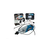 Mini polizor, biax portabil cu accesorii 126 piese, 200 W Black