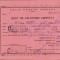 HST A261 Bilet de călătorie creditat 1943 CFR