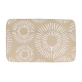 Covor De Baie Microfibra Design Spirale 45X75 Cm &ndash; Crem Culoare Crem Moftx