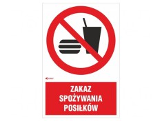 Indicator de protecție interzicere PVC 200x300 mm