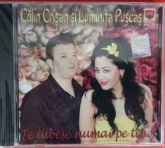 Calin Cri?an ?i Lumini?a Pu?ca? , cd in folie cu muzica populara foto