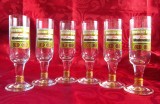SET PAHARE STICLA PENTRU VODCA MOSKOVSKAYA RUSIA 13 CM