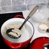 Spumiera pentru bucatarie, din naylon, negru marmorat, Kinghoff