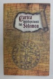 CARTEA INTELEPCIUNII LUI SOLOMON , EDITIA A III - A , 2018