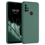 Husa pentru Motorola Moto G30 / Moto G20 / Moto G10, Silicon, Verde, 54627.166, Carcasa, Kwmobile