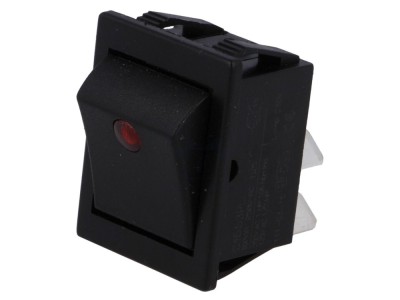 Comutator rocker DPST ON-OFF 16A foto