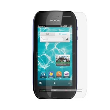 Nokia 603 Protector Gold Plus Beschermfolie foto