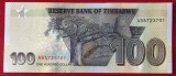 Zimbabwe 100 Dolari (2020) 2022 UNC Bancnota NeCirculata - Numismatica Africa