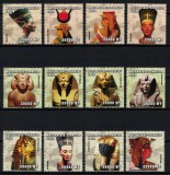MOZAMBIC 2002 - Regi si regine din Egiptul antic (1) / serii complete MNH