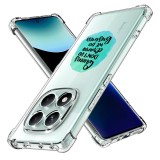 Husa antisoc pentru xiaomi redmi note 14 pro 4g / poco f7, airbag pro, clear, queens don&#039;t do drama we do business