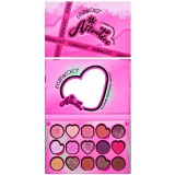 Palet&Auml; farduri de pleoape attractive &acirc; 15 culori intens pigmentate, finish mat, sidefat &amp; glitter, machiaj zi/sear&Auml;, multicolor, 16.5x10.8x1.5