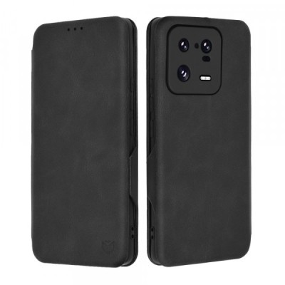 Husa pentru Xiaomi 13 Pro, Techsuit, Safe Wallet Plus, Neagra foto