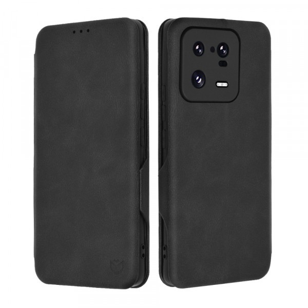 Husa pentru Xiaomi 13 Pro, Techsuit, Safe Wallet Plus, Neagra