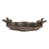 Cumpara ieftin Hranitoare pasari fier maro 24x13x6 cm
