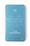 Printworks set de creioane &icirc;ntr-o cutie Metallic 12-pack