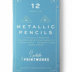 Printworks set de creioane într-o cutie Metallic 12-pack