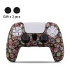 Husa controller ps5, 2 thumb grip, silicon, flower, Alte accesorii