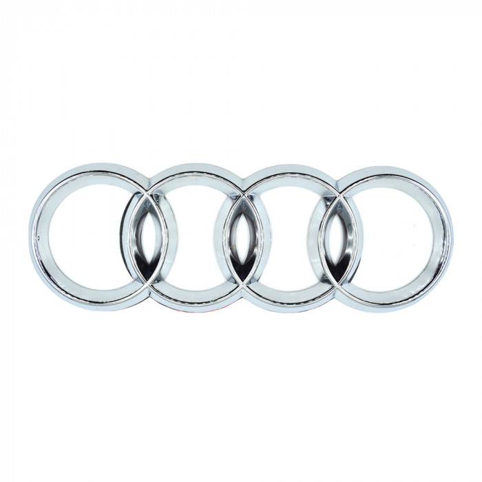 Emblema Audi universala, montare pe spate, 27cm