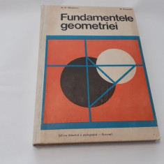 Fundamentele geometriei - N. N. Mihaileanu,RF10/3