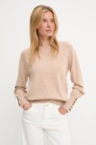 Answear.LAB pulover de lana culoarea maro, light