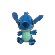 Jucărie de pluș cu ventuză, moale, albastră, 20 cm