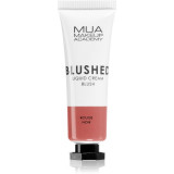 Cumpara ieftin MUA Makeup Academy Blushed Liquid Blusher fard de obraz lichid culoare Rouge Noir 10 ml