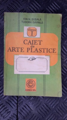 CAIET DE ARTE PLASTICE CLASA I - ION N. SUSALA TUDORA GAVRILA foto