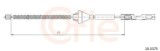 Cablu frana de parcare Ford Focus II (DA, HCP, DP) Motor 1.4, 1.6 TDCi, parte montare spate stanga, spate dreapta, lungime 225 mm, OE 1317895