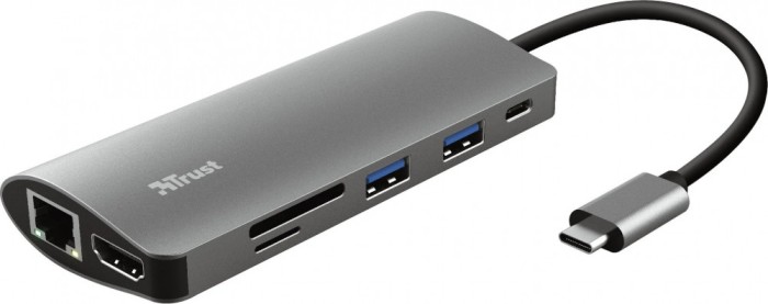 Adaptor multiport Trust Dalyx 7-in-1 23775, USB-C