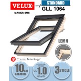 Fereastra mansarda VELUX GLL 1064, lemn pin, maner sus